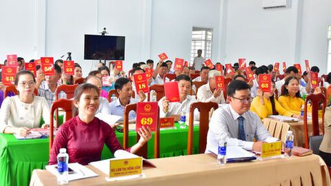 Đồng chí Lý Huỳnh Nhật Tiến giữ chức Chủ tịch UBND xã Vĩnh Thạnh Trung