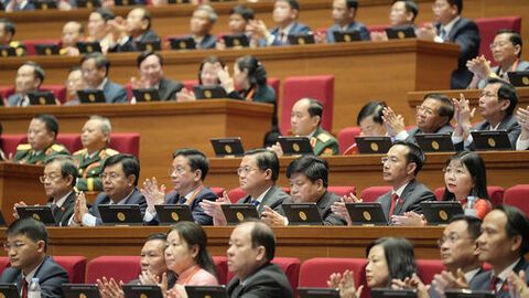 Những khoảnh khắc của Đoàn đại biểu Đảng bộ tỉnh An Giang tại phiên trù bị Đại hội XIV của Đảng 