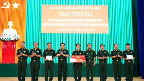 Ban Chỉ huy Bộ đội Biên phòng tỉnh An Giang khen thưởng nóng Chuyên án AG1225p