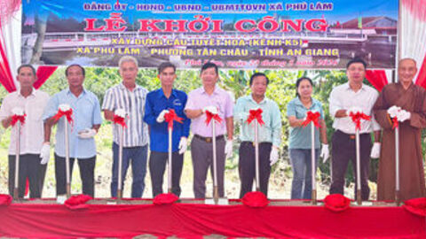 Khởi công xây dựng cầu Tuyết Hoa