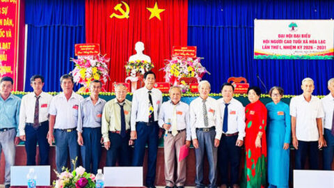 Xã Hòa Lạc tổ chức thành công Đại hội đại biểu Hội Người cao tuổi lần thứ I