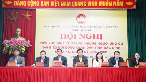 Tiếp xúc cử tri, vận động bầu cử đại biểu HĐND tỉnh khóa XX tại đơn vị bầu cử số 12