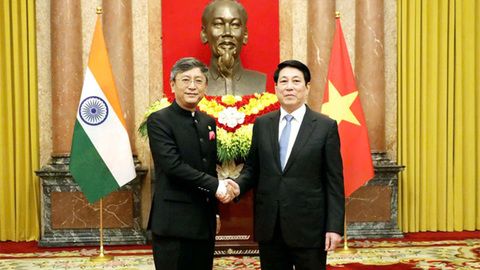 Chủ tịch nước Lương Cường tiếp Đại sứ các nước trình Quốc thư nhận nhiệm vụ tại Việt Nam