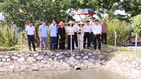Ban Kinh tế - Ngân sách HĐND tỉnh giám sát tiến độ đầu tư hạ tầng kỹ thuật tại Khu công nghiệp Quế Võ III- Phân khu I