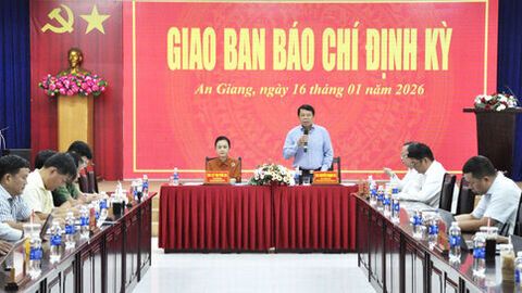 An Giang định hướng báo chí tập trung tuyên truyền các sự kiện lớn đầu năm 2026