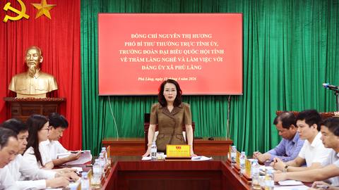 Xã Phù Lãng: Xác định rõ thế mạnh, định hướng phát triển, thực hiện mục tiêu trở thành phường