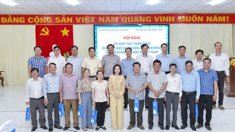 UBND xã Vĩnh Điều hợp tác toàn diện với Trường Đại học Đồng Tháp