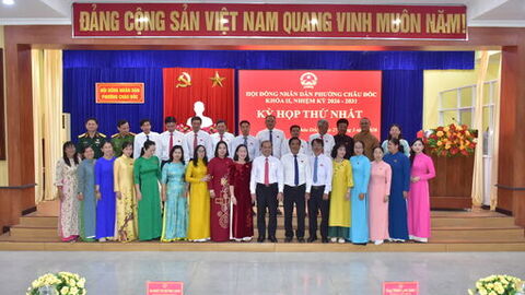 HĐND hai phường Châu Đốc, Vĩnh Tế bầu các chức danh chủ chốt