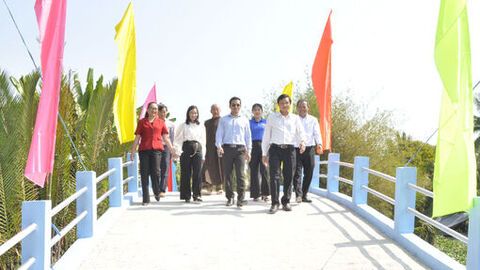 Xã Giồng Riềng khánh thành cầu Kênh Hội Đồng
