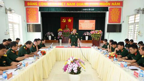 Quân khu 9 kiểm tra công tác cải cách hành chính và chuyển đổi số tại Bộ Chỉ huy Quân sự tỉnh An Giang