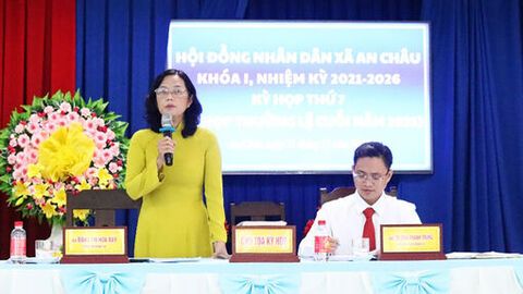 HĐND xã An Châu thông qua 4 nghị quyết phát triển kinh tế - xã hội