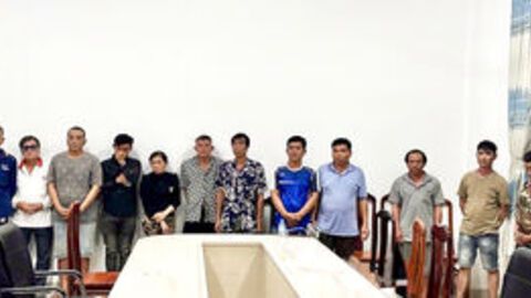 Bắt giữ 14 đối tượng ở Phú Tân đá gà qua mạng ăn tiền