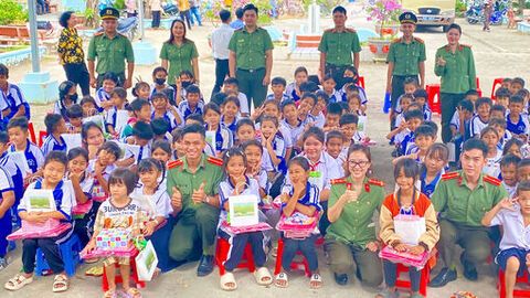 Tổ chức Chiến dịch "Hành quân xanh" tại xã Tri Tôn