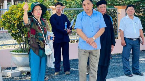 Khảo sát tu bổ Khu Di tích lịch sử Ba Chúc