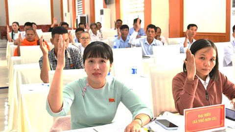 HĐND xã Hòn Đất bầu chức danh Ủy viên UBND xã, nhiệm kỳ 2021 - 2026