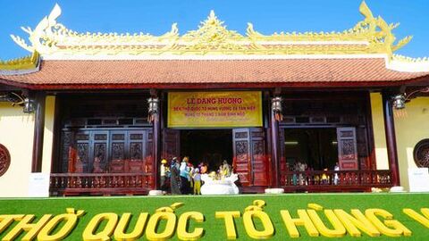 Bắt đầu Lễ giỗ Quốc Tổ Hùng Vương tại xã Tân Hiệp