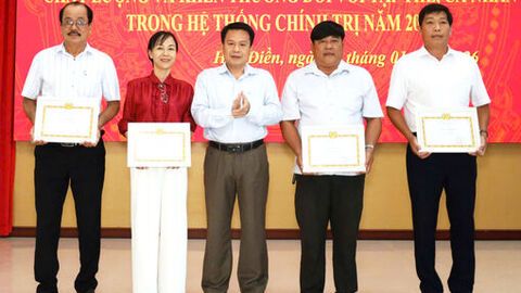 Xã Hòa Điền tổng kết công tác kiểm điểm, đánh giá xếp loại chất lượng tổ chức Đảng, đảng viên năm 2025