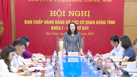Đảng ủy Các cơ quan Đảng tỉnh Bắc Ninh: Xây dựng Chương trình hành động thực hiện Nghị quyết Đại hội XIV của Đảng