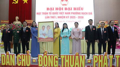 Phường Rạch Giá tổ chức điểm Đại hội đại biểu Mặt trận Tổ quốc Việt Nam