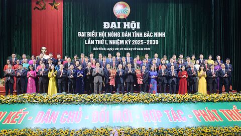 Đại hội Đại biểu Hội Nông dân tỉnh Bắc Ninh lần thứ I, nhiệm kỳ 2025-2030 thành công tốt đẹp