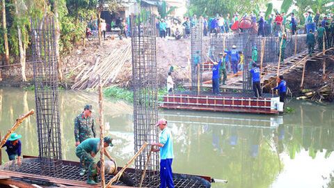 Ấm tình Tết quân - dân