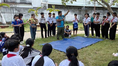 Hơn 80 học sinh tham gia tập huấn Ban Chỉ huy Liên đội 