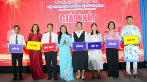 Tổng kết và trao giải Hội thi Gia đình đọc sách - Gắn kết yêu thương