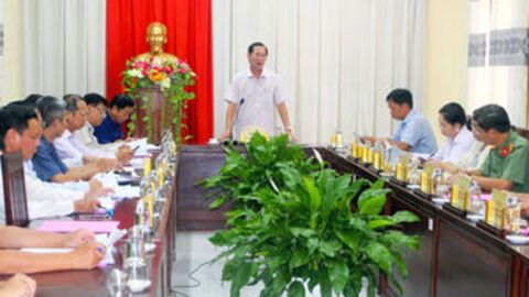 Khẩn trương chuẩn bị lễ khởi công Dự án xây dựng hệ thống mái che bảo tồn các hố khảo cổ tại Khu di tích Óc Eo - Ba Thê