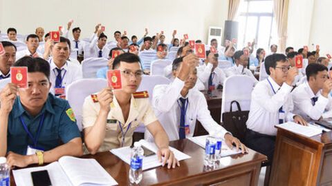 Đảng bộ xã Vĩnh Điều tổ chức đại hội nhiệm kỳ 2025 - 2030