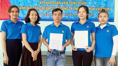 Thành lập Công đoàn cơ sở Công ty HDH Việt Nam