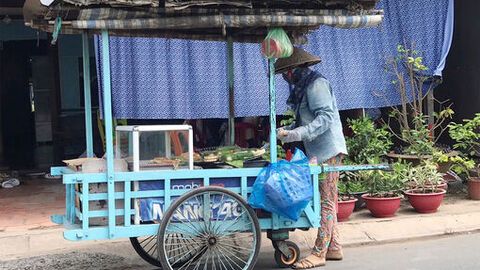 Quán ăn di động miền quê