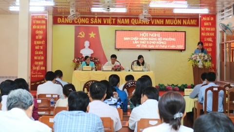 Phường Mỹ Thới Hội nghị Ban Chấp hành Đảng bộ lần thứ 9