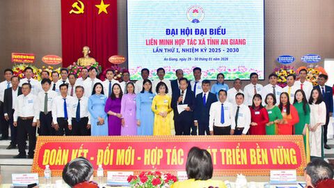 Đại hội Đại biểu Liên minh Hợp tác xã tỉnh An Giang lần thứ I,   nhiệm kỳ 2025 - 2030