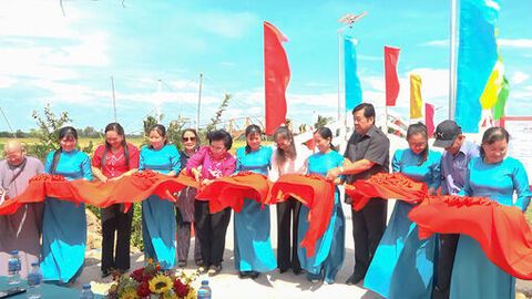 Xã Giang Thành khánh thành cầu giao thông nông thôn Thuận Duyên