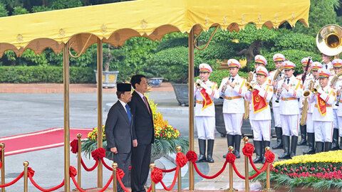 Chủ tịch nước Lương Cường chủ trì lễ đón Quốc vương Brunei thăm cấp Nhà nước tới Việt Nam