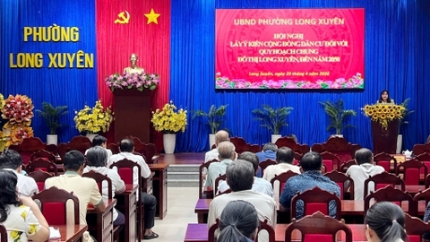 Lấy ý kiến cộng đồng dân cư đối với Quy hoạch chung đô thị Long Xuyên đến năm 2050 