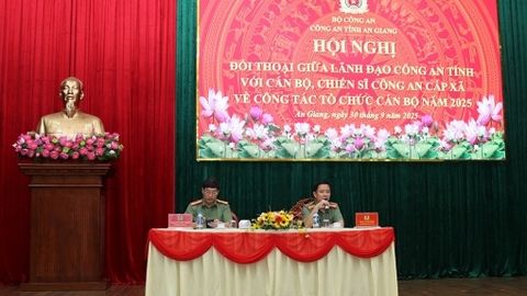 Công an tỉnh lắng nghe tâm tư nguyện vọng của cán bộ, chiến sĩ công an cấp xã 