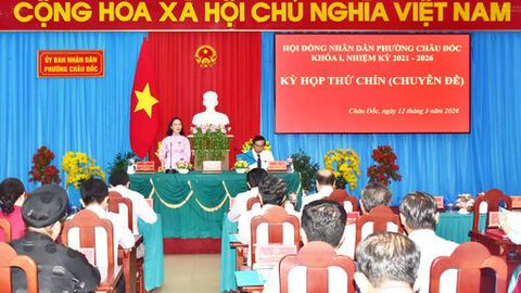 Phường Châu Đốc thông qua danh mục đầu tư công trung hạn hơn 106 tỷ đồng