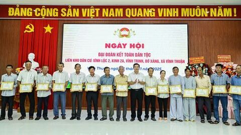 Ngày hội Đại đoàn kết toàn dân tộc xã Vĩnh Thuận 