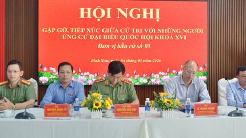 Ứng cử viên đại biểu Quốc hội tiếp xúc cử tri xã Bình Giang, Bình Sơn, Hòn Đất, Sơn Kiên
