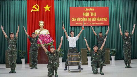 Bế mạc Hội thi cán bộ chính trị giỏi trong Lữ đoàn 6