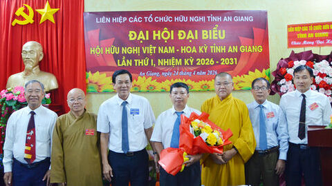 Ông Nguyễn Thái Nguyên giữ chức Chủ tịch Hội Hữu nghị Việt Nam - Hoa Kỳ tỉnh An Giang