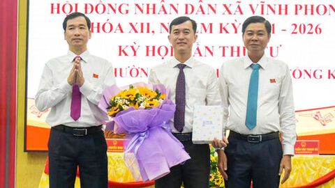 Vĩnh Phong có tân Phó Chủ tịch UBND xã