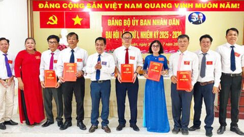 Đại hội Đảng bộ UBND xã Mỹ Thuận, nhiệm kỳ 2025-2030