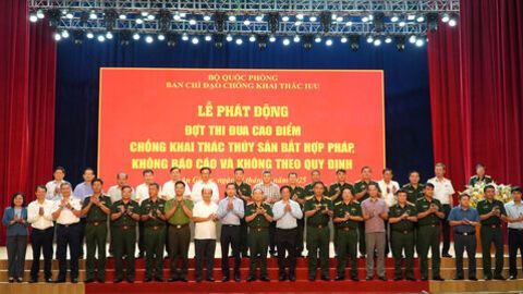 Phát động thi đua cao điểm chống khai thác IUU tại An Giang 