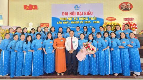 Đại hội đại biểu Hội Liên hiệp Phụ nữ xã Đông Thái lần thứ I