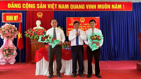 HĐND xã Định Mỹ bầu bổ sung nhân sự UBND xã