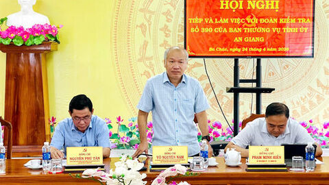 Kiểm tra việc thực hiện Nghị quyết số 57-NQ/TW tại xã Ba Chúc