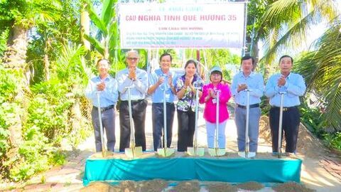 Khởi công cầu Nghĩa Tình Quê Hương 35