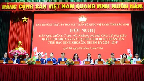 Ứng cử viên đại biểu Quốc hội và HĐND tỉnh tiếp xúc cử tri tại đơn vị bầu cử số 4 và số 14